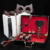 KIT MALETA SADO LUXO PRETO COM VERMELHO - comprar online