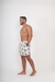 Short Masculino IMPERIUS Tropical Branco | Leve, Ajustável - comprar online