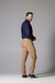 Calça Sport Detroit Nude - Corte Slim e Versatilidade - comprar online
