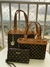 kit Bolsa monograma lace e lore- cafe - comprar online