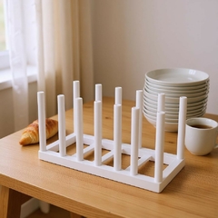 Suporte para Tampas de Panela – Organizador de Armário Compacto 24x10x9cm