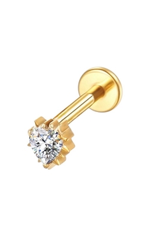 PIERCING LABRET CORAÇÃO - TITÂNIO - comprar online