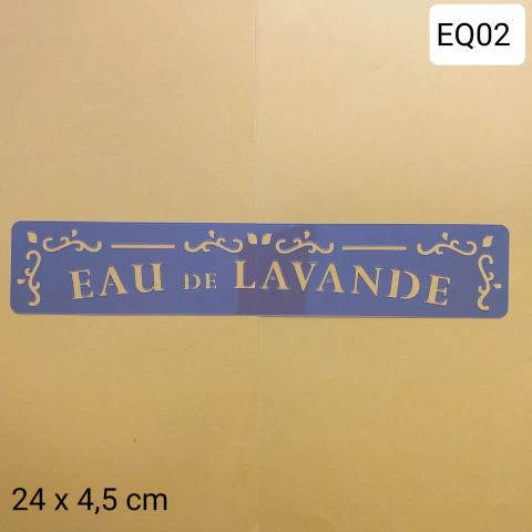 Stencil 24 x 4.5 cm EQArte