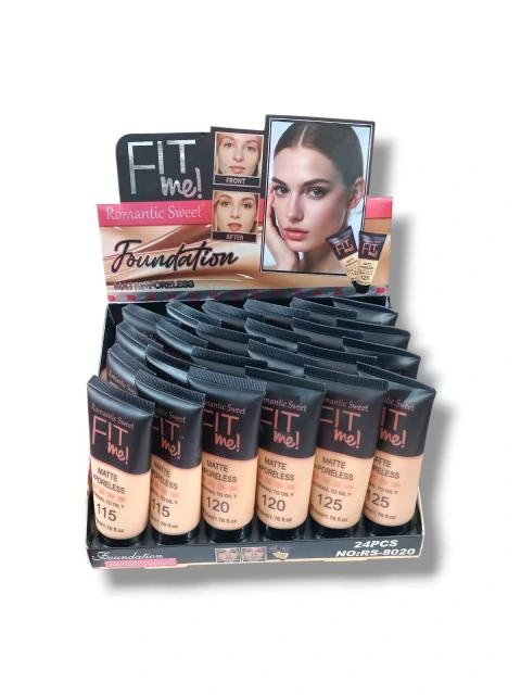 Base de maquillaje líquida Romantic Sweet Fit Me! Matte + Poreless