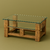 Mesa Ratona De Palets con Vidrio