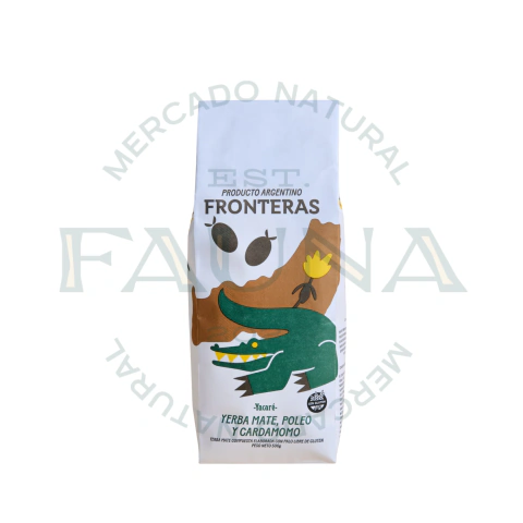 FRONTERAS - YERBA MATE POLEO Y CARDAMOMO 500 G - comprar online