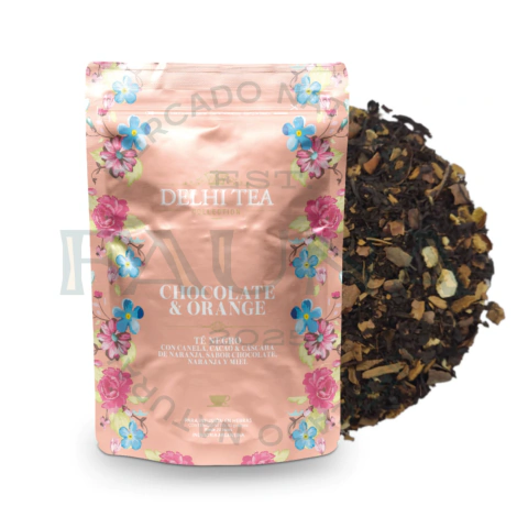 DELHI TEA - CHOCOLATE Y ORANGE DOYPACK 40 G - comprar online