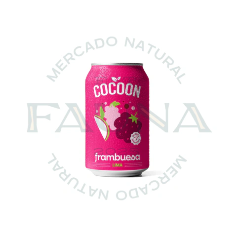 COCOON - SODA PRE/PROBIOTICA FRAMBUESA Y LIMA 354 ML