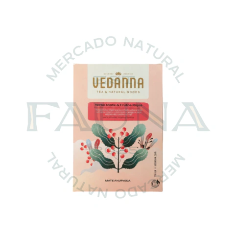 VEDANNA - YERBA MATE FRUTOS ROJOS 220 G