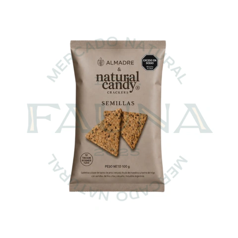 ALMADRE & NAT CANDY - CRACKERS DE SEMILLAS 100G