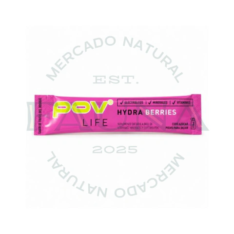 POV LIFE - ELECTROLITOS SABOR BERRIES