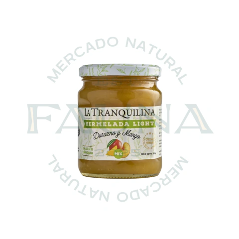 LA TRANQUILINA - MEMELADA DURAZNO Y MANGO LIGHT 330 G
