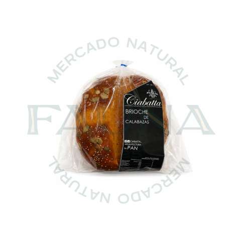 CIABATTA - PAN BRIOCHE DE CALABAZA