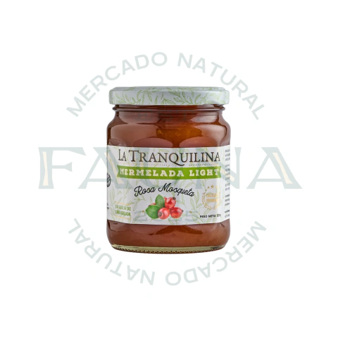 LA TRANQUILINA - MEMELADA ROSA MOSQUETA LIGHT 330 G