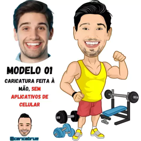 Caricatura - Academia ou Crossfit - comprar online