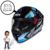 Capacete P/Motocicleta Asx Draken Pilot Unissex Fechado - comprar online