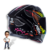 Capacete Asx City Flowers Branco / Preto C/ Viseira Fumê - BARATAO DISTRIBUIDORA DE MOTOPECAS LTDA