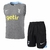 Conjunto Regata Tottenham 2024/25 - Cinza e Preta