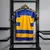Camisa Retrô Parma Home Champion 2001/02 Masculino Azul e Amarelo - comprar online