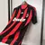 Camisa Retrô Milan Adidas 2008/09 Masculino Vermelha e Preta na internet