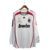 Camisa Retrô Milan II Away 2006/07 Manga Longa Masculino Branco