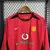 Camisa Retrô Manchester United Manga Longa Nike 2004/06 Masculino Vermelho na internet