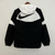 Corta-vento Nike 23/24 - Preto e Branco Double Swoosh na internet