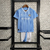 Kit Infantil Manchester City 23/24 Home - Azul