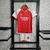 Kit Infantil Arsenal 23/24 Adidas - Vermelho/Branco