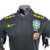 Camisa Brasil Polo Gola Baixa Preta - Masculina na internet