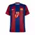 Camisa Barcelona Home Rolling Stones 23/24 s/nº Torcedor Masculina - Azul e Grená