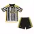 Conjunto Infantil Juventus Home 23/24 - Branco e Preto na internet