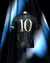 Camisa La Pulga Messi 10 23/24 s/n° Torcedor Masculino - Preta - TAVARES COMPANY