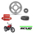 Kit Transmissão Titan160 Fan160 Start 160 Corrente Com Retentor Scud
