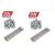 2 Jogos de Raio INOX Dianteiro Traseiro Biz 3,2mm DDL - comprar online