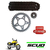 Kit Transmissão Cb300 Corrente Com Retentor Aço1045 Scud