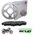 Kit Transmissão Cb250 Twister 2016 até 2022 Com Retentor Scud