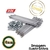 Raio Dianteiro Traseiro Nxr Bros 125 150 160 Tambor 4mm Cromado DDL - 2 Jogos
