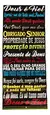 Banner de Adesivos Frases Personalização Com 75 Unidades