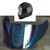 Viseira Capacete X11 Revo Iridium Azul 2mm