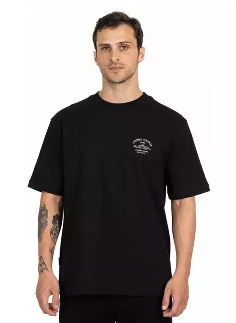 Camiseta Oversized Cobra D'agua Sem Limites - Preto