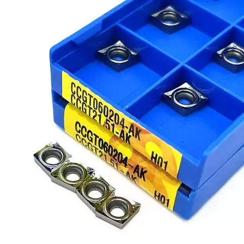 Inserto Videa Pastilha Ccgt060204-ak Para Alumínio - comprar online
