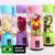 Mini Liquidificador Portatil de mao Regarregavel Cabo usb 6 Laminas - veea