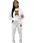 Conjunto Feminino FUXIONGFU – Estilo Casual Outono/Inverno com Estampa Letter & Borboleta