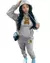 Conjunto Feminino FUXIONGFU – Estilo Casual Outono/Inverno com Estampa Letter & Borboleta na internet