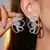 Brincos Laço Strass – Luxo Delicado com Toque Romântico - clickprimer