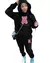 Conjunto Feminino FUXIONGFU – Estilo Casual Outono/Inverno com Estampa Letter & Borboleta - loja online