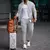 Conjunto Masculino Casual – Jaqueta com Zíper + Calça com Bolsos - loja online