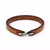 Pulseira Masculina e Feminina Jiayiqi – Couro Genuíno com Design Clássico - comprar online