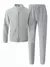 Conjunto Masculino Casual – Jaqueta com Zíper + Calça com Bolsos na internet